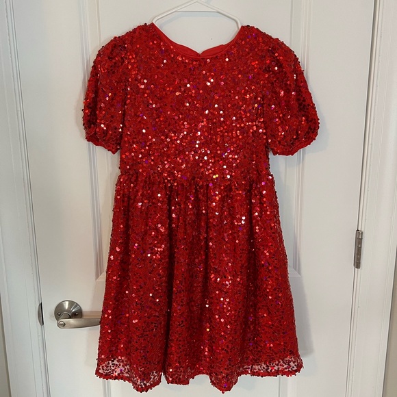 Cat & Jack Other - Cat & Jack Girls Sparkly Red Dress